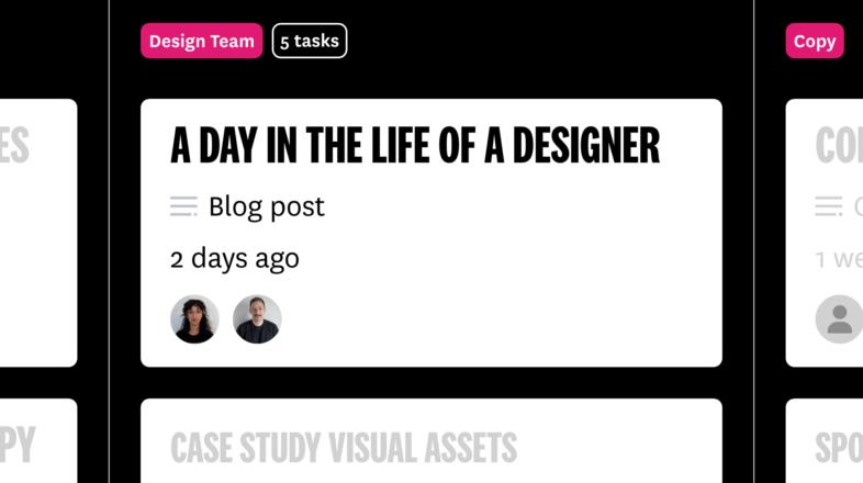 Image for A day in the life of a designer